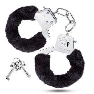 Esposas Ajustables con Llaves - Peluche Negra
