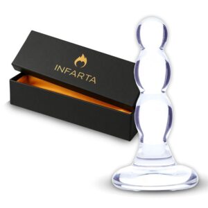 Plug Anal de Vidrio Glaselia