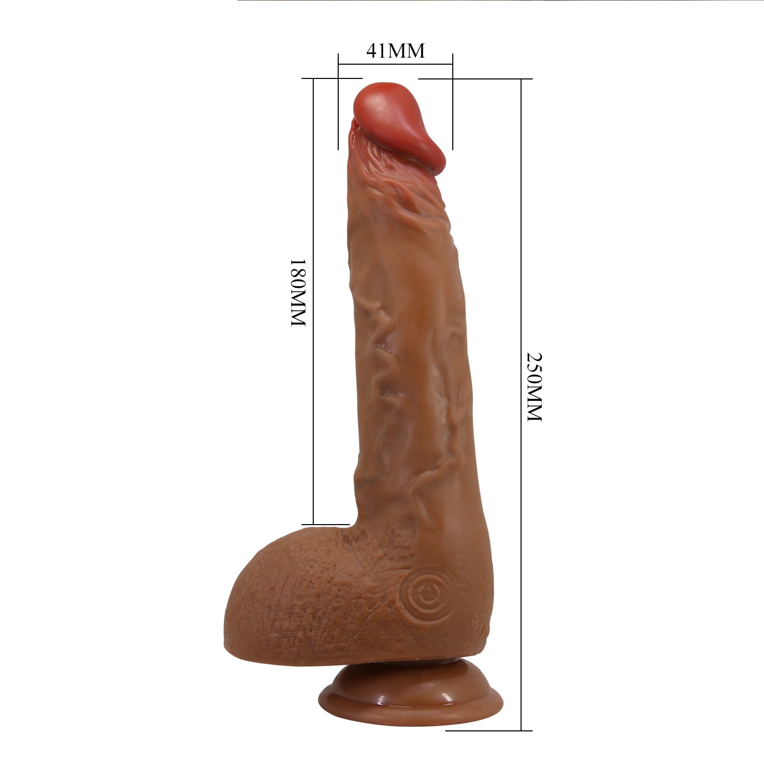 Dildo Realista Wilks con Vibración y Rotación - Imagen 3