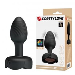 Plug Anal con Vibración y Luz Led