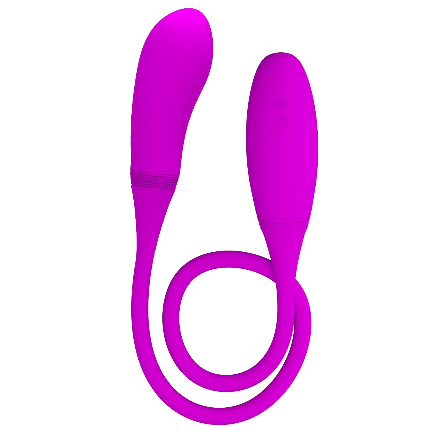 Huevo Vibrador de Doble Extremo Recargable - Imagen 2
