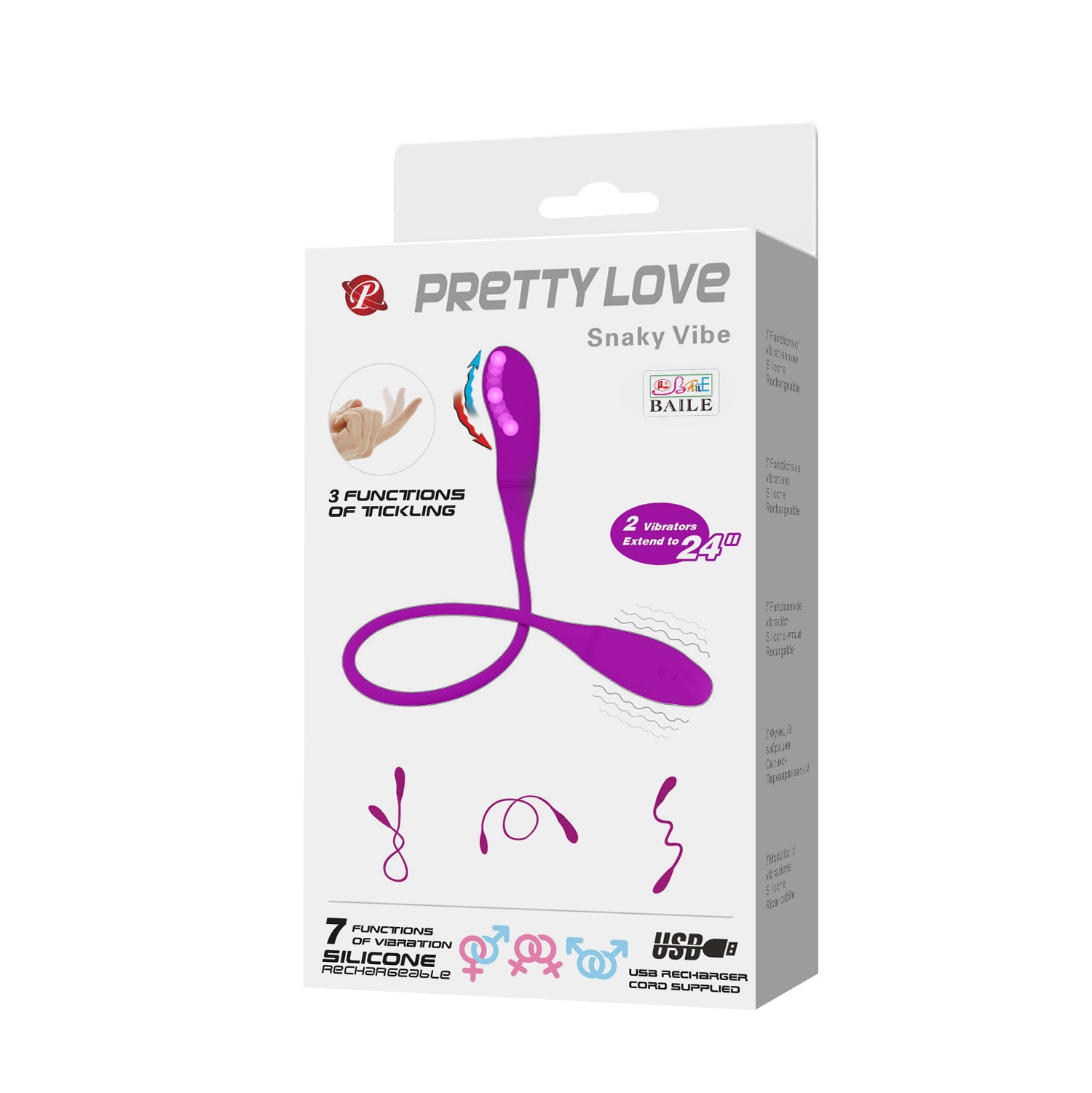 Huevo Vibrador de Doble Extremo Recargable - Imagen 5