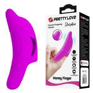 Vibrador Potente Recargable para Dedos Delphini