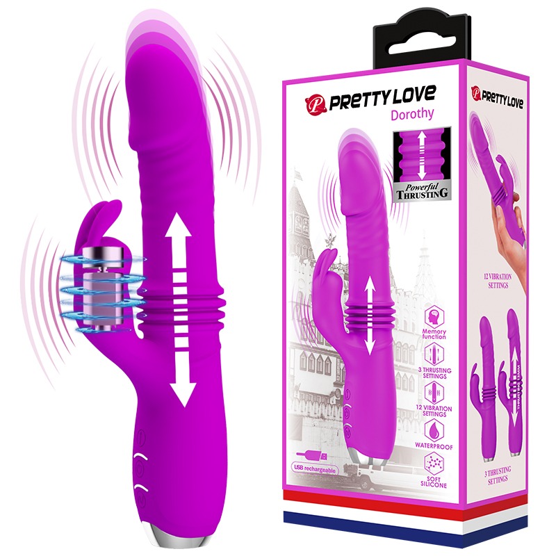 Vibrador de Conejo y Empuje Dorothy