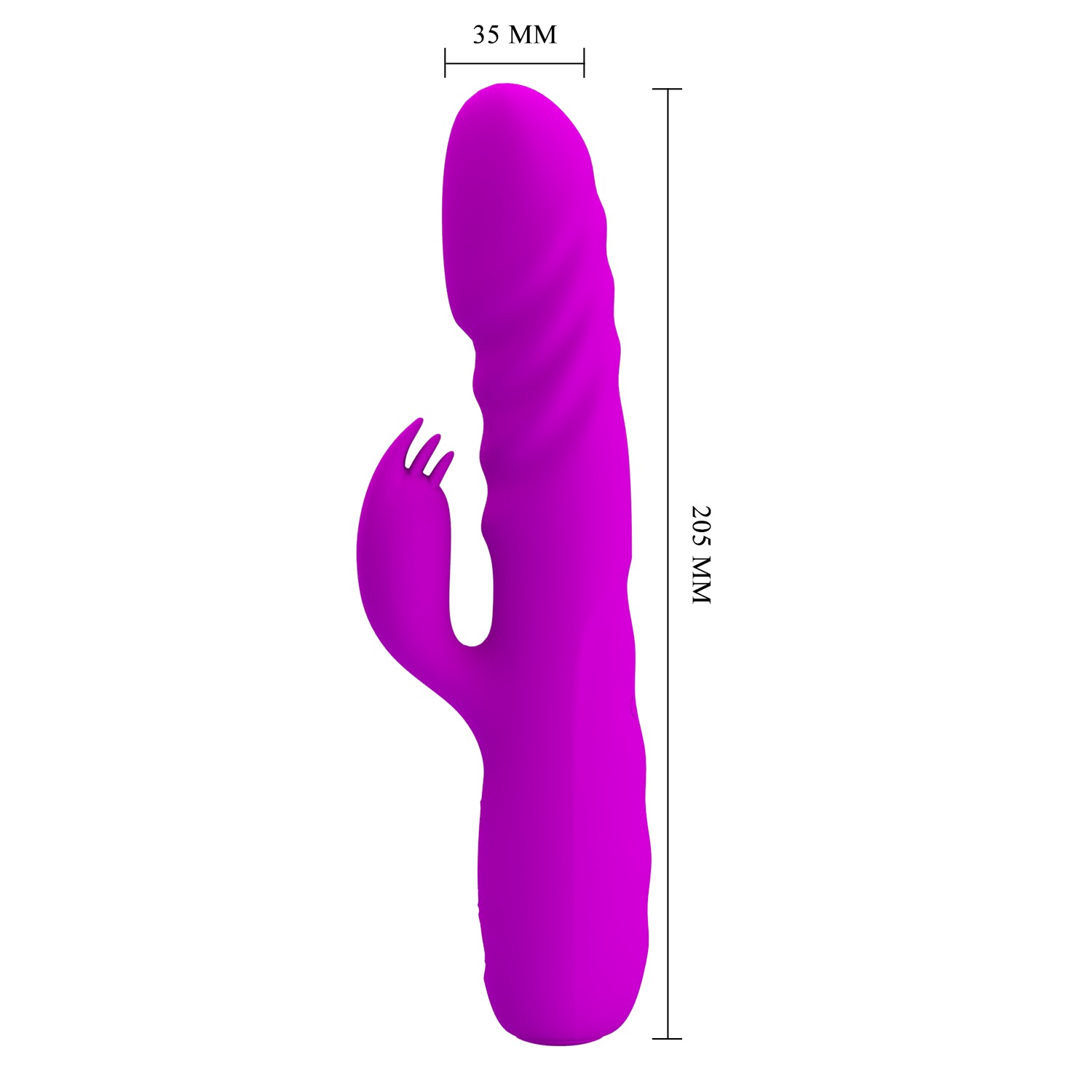 Vibrador de Conejo y Empuje Melanie - Imagen 2