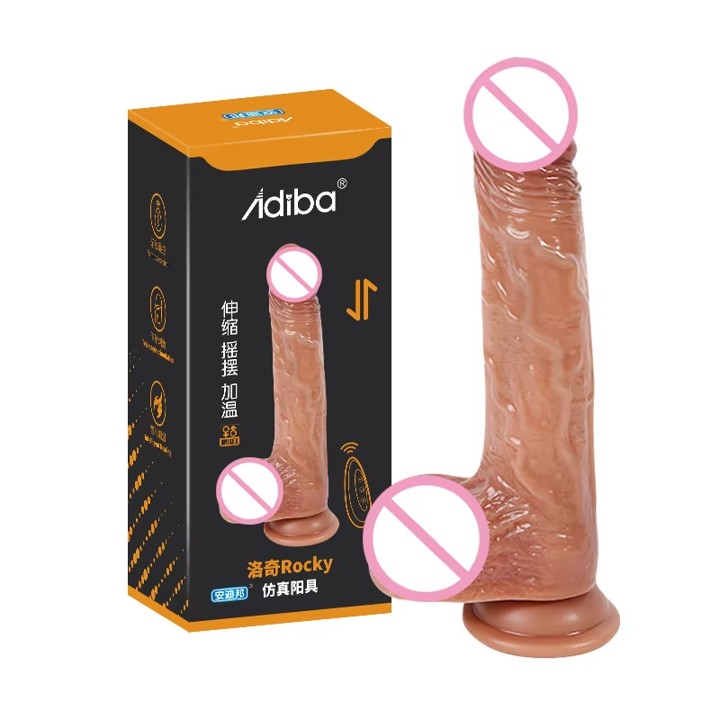 Dildo Realista Rocky con Vibración y Control